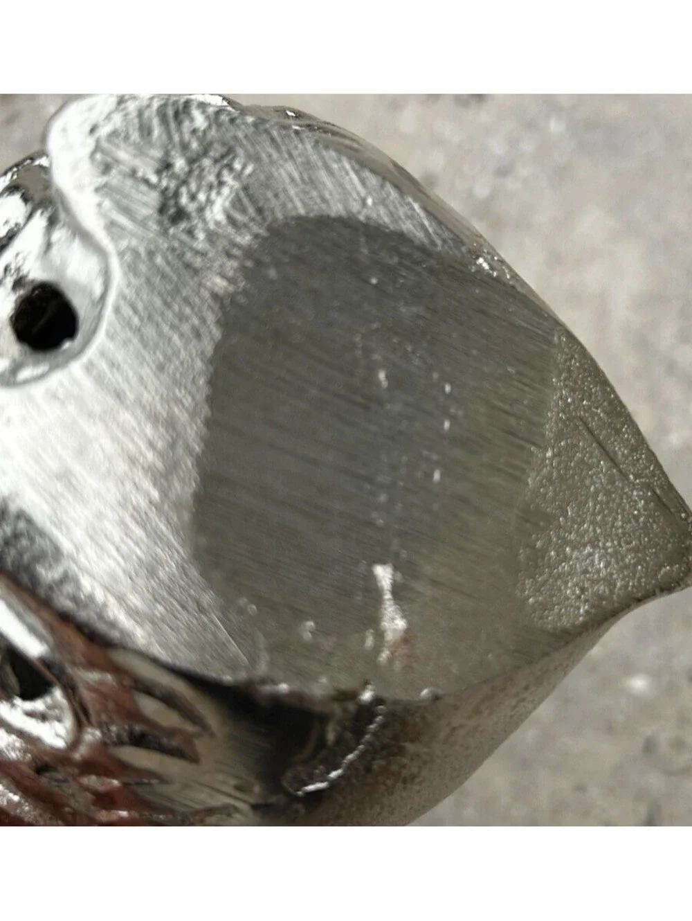 Vintage Pewter Iron Owl Candle Holder Lantern Tea Light Garden Decor 5” Tall